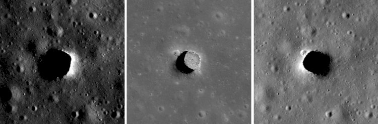 Sonda da Nasa encontra poços lunares com temperaturas 'confortáveis'​ para seres humanos