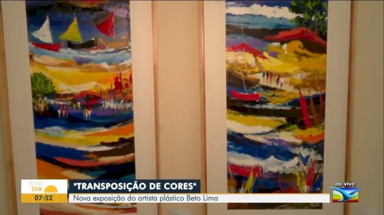 Aberta ao público exposição 'Transposição de Cores', do artista plástico maranhense Beto Lima, em São Luís