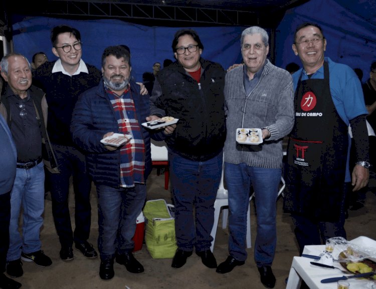 André Puccinelli e Carlos Bernardo prestigiam o 36⁰ Bon Odori em Campo Grande