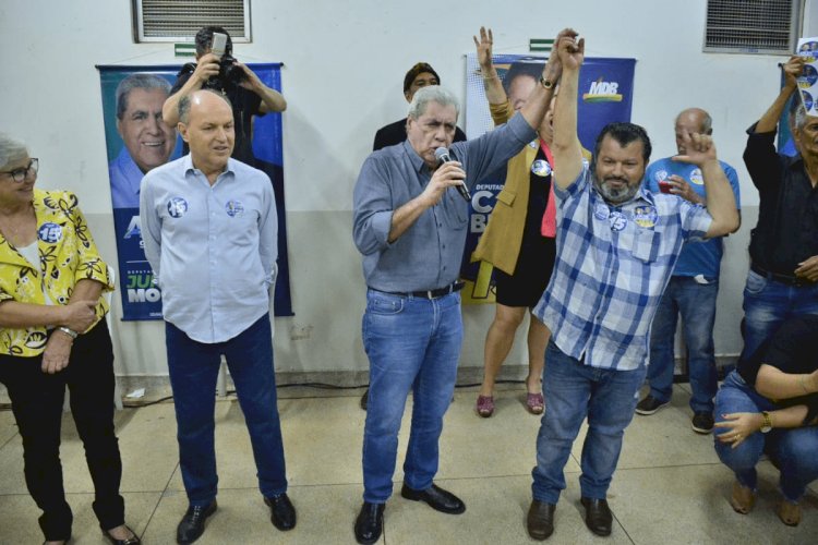 Com André e Mochi, Carlos Bernardo reafirma compromisso com Mato Grosso do Sul