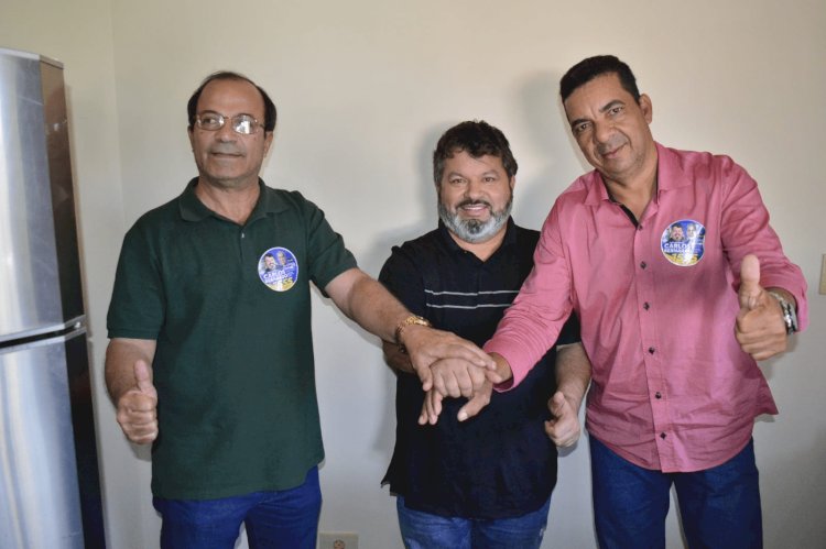 Carlos Bernardo recebe apoio do ex-prefeito de Batayporã