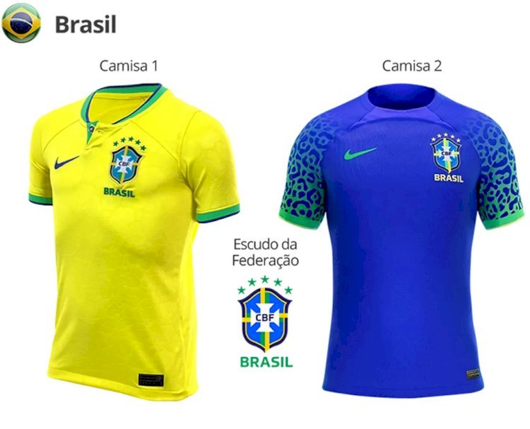 Veja os uniformes das seleções para a Copa do Mundo do Catar