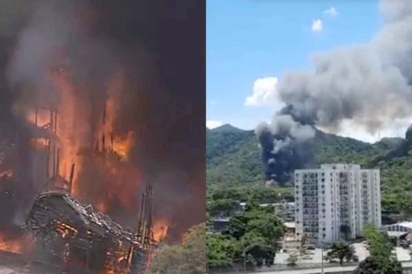 Funcionária relata explosão antes de incêndio na Globo