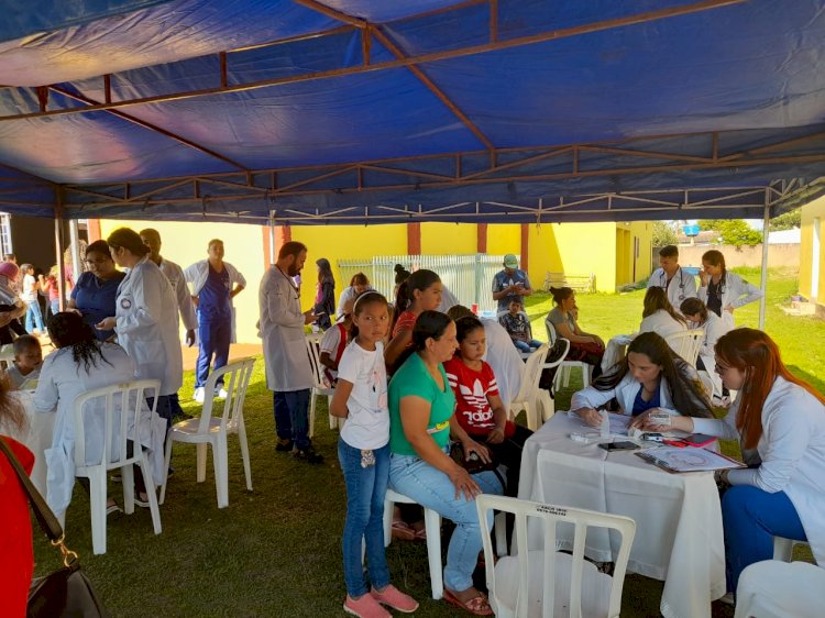 Centenas de pessoas são beneficiadas por ação da UCP em Zanja Pytã