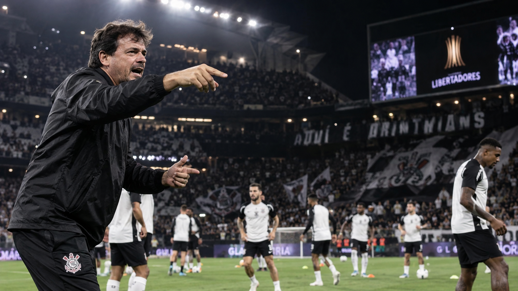 Corinthians poupa titulares e Diniz promete força máxima contra o Estudiantes na Libertadores