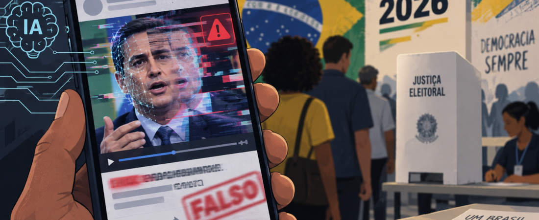 Inteligência artificial aumenta desafio contra desinformação nas eleições de 2026
