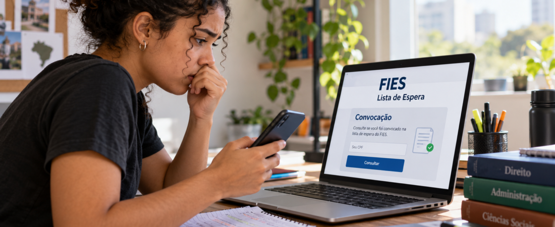 Prazo para convocação da lista de espera do Fies termina nesta quinta-feira