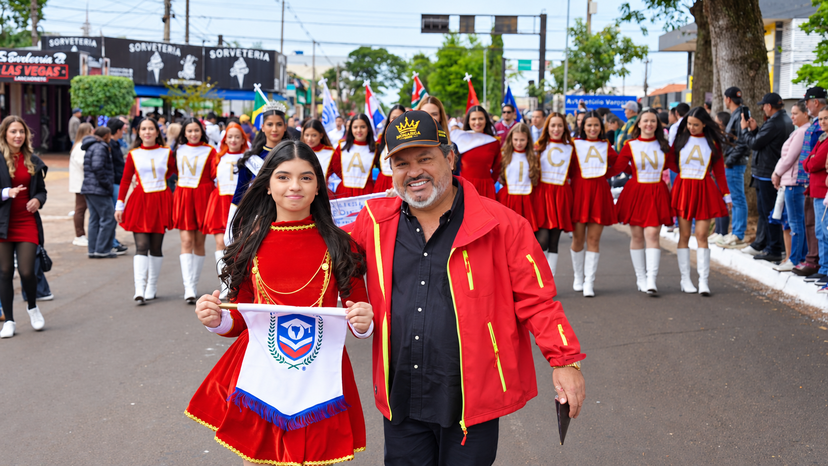 Carlos Bernardo prestigia desfile cívico em Ponta Porã e destaca participação popular no 7 de Setembro