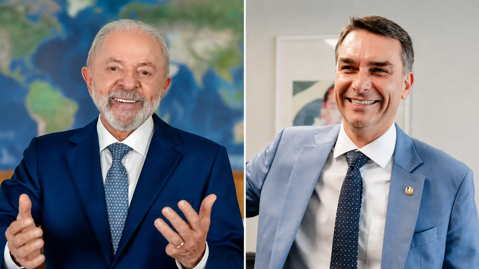 Pesquisa mostra disputa mais apertada entre Lula e Flávio Bolsonaro na corrida presidencial