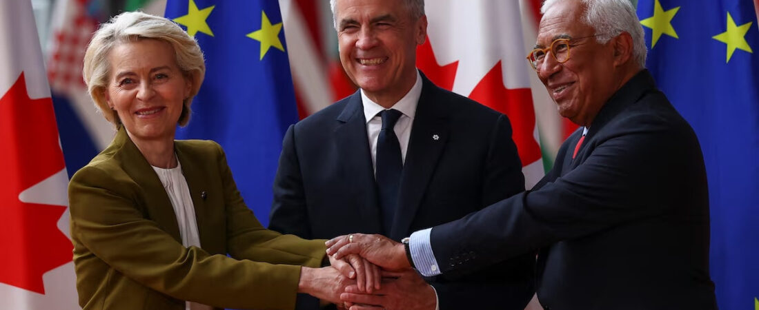 União Europeia propõe aproximação inédita com Canadá em meio a novo cenário geopolítico