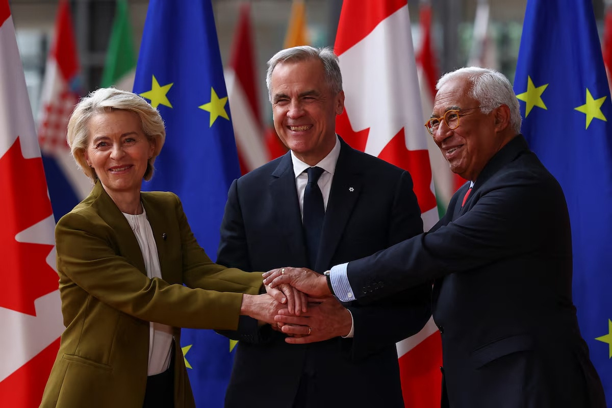 União Europeia propõe aproximação inédita com Canadá em meio a novo cenário geopolítico